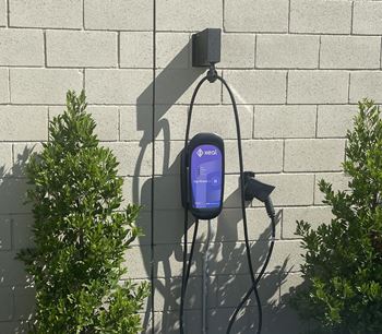 a meter on the side of a building